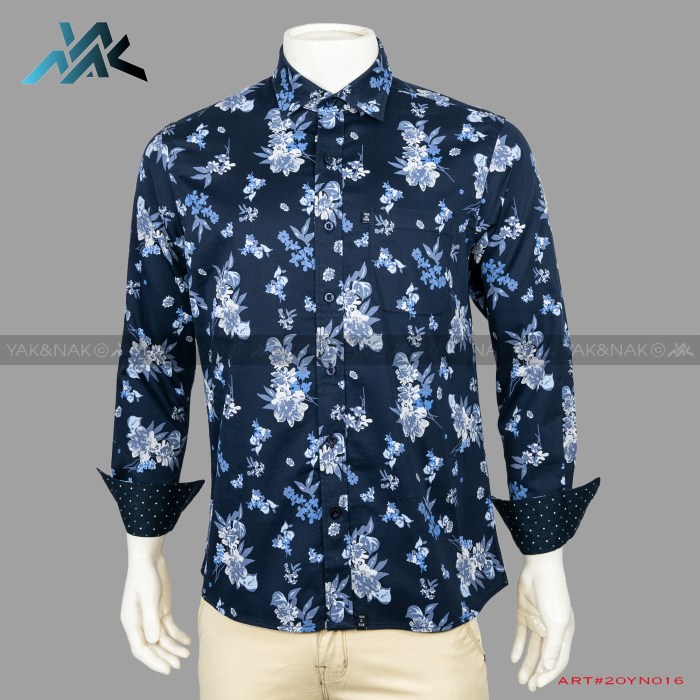 Mens floral print dress shirts