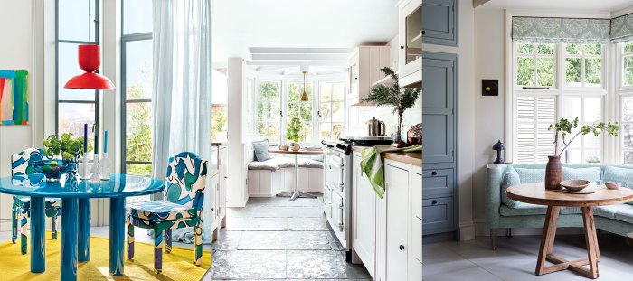 How to decorate a kitchen bay window