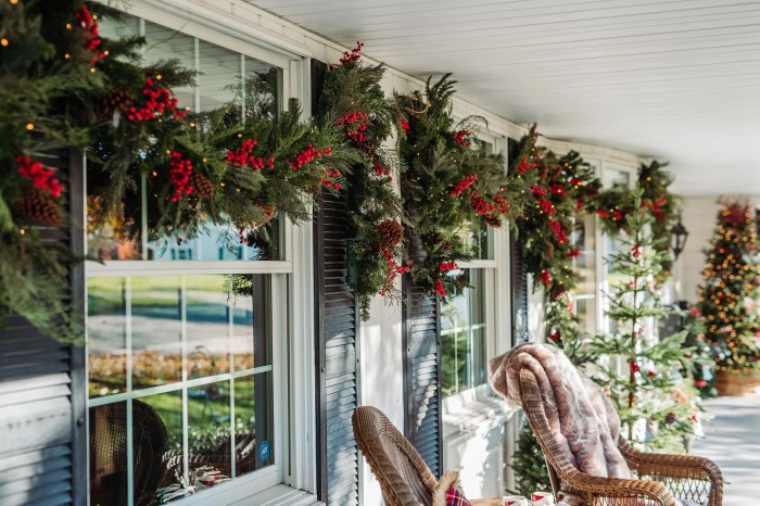 How to simply decorate windows for christmas