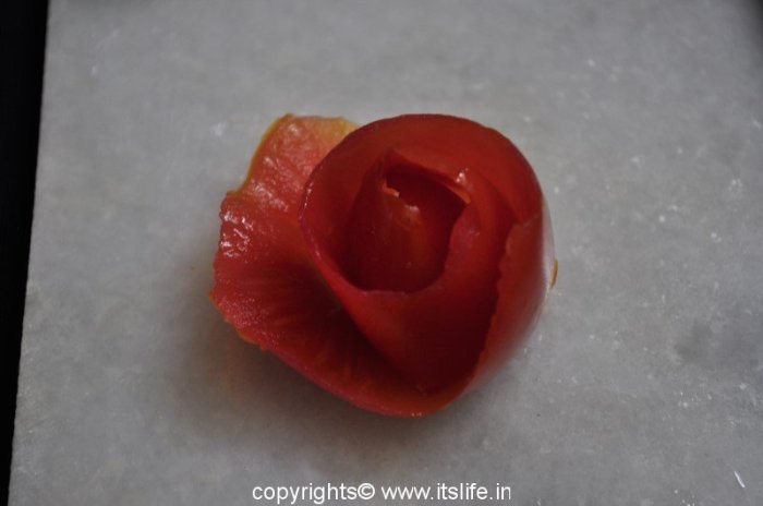 How to make tomato flower for decoration