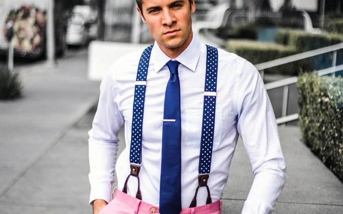 Mens dress shirt suspenders