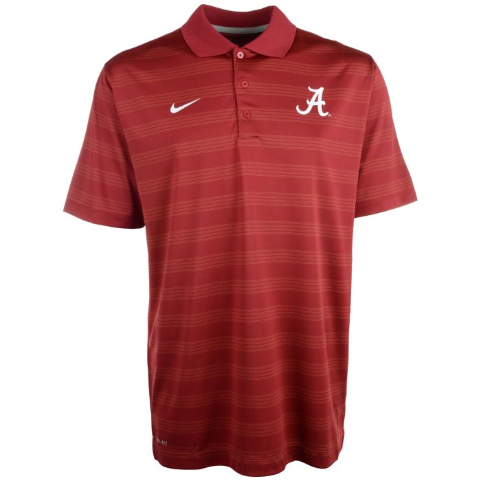 Alabama crimson tide men's dress shirts