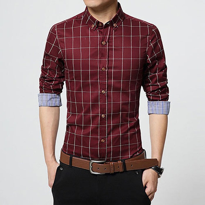 Slim fit mens dress shirts